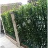 Decoración interior de bambú simulado pantalla divisoria de plástico cifrado de bambú artificial planta de bambú artificial para paisajismo exterior