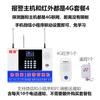 Sistema de alarma infrarroja antirrobo para interiores con control remoto por teléfono móvil.