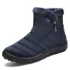 Zapatos de algodón mujer invierno poliuretano botas largas cálidas de caña alta pareja talla grande botas de nieve con forro de felpa engrosadas protección contra el frío