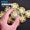 Moneda Conmemorativa Metálica 3D con Arena Estelar y Virutas Doradas, Moneda de Atrezo para Cosplay, Coleccionable de Aleación Completa con Grabado 3D