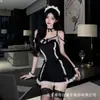 Lencería Sexy para Chicas Traviesas, Ribete de Encaje, Lindo Uniforme de Juego de Rol de Princesa y Sirvienta Set V237
