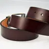 Fornecedor da Fábrica Novos Cintos Masculinos da Moda Casual Estilo Vintage em Couro Sintético com Fivela de Pino e Cintos de Couro de Vaca