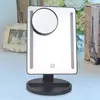 Lâmpada LED espelho de mesa Espelho de Beleza Luminoso Lupa 10X penteadeira alimentação USB função logotipo venda direta