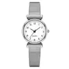 Popular reloj de pulsera redondo pequeño de estilo coreano simple para mujer, elegante y retro europeo y americano de moda para estudiantes de secundaria