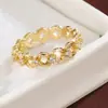 Anillo de Tirador Redondo Hueco de Venta Caliente Transfronterizo Estilo Chino Exquisito Versátil Anillo para Dedo Índice Joyería de Mano de Lujo Ligero Nicho