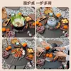 Set de Estufa para Barbacoa y Preparación de Té para Interiores para Uso Doméstico, Set Completo para Barbacoa y Preparación de Té al Aire Libre