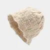 Gorro Retro Japonés Retorcido Holgado para Mujer, Sombrero Turbante Grande Holgado para Otoño e Invierno, Gorro de Punto Versátil Frío para Hombres Modernos