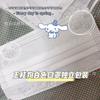 Sanrio Nuevo Blanco Lindo Mascarilla Estampada de Dibujos Animados Estudiante Desechable Alto Valor Corazón de Niña Mascarilla a Prueba de Polvo