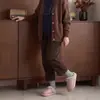 Pantuflas de Algodón para Mujer Otoño/Invierno 2026 para Uso en Exteriores en Invierno, Antideslizantes, Anticaídas, Cómodas, Zapatos de Algodón Cálidos para Pareja, Zapatos Peludos