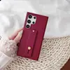 Adequado para Samsung S26Ultra Suporte de Pulseira Capa de Celular S25Plus Silicone Cor Pura Fosco S24+ Capa Protetora