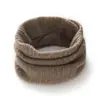 Suave y Pegajoso Cachemir 26 Otoño/Invierno Nuevo para Mujer Tejido de Punto Trenzado Calentador de Cuello Color Sólido Simple Versátil Protección Cálida para el Cuello Bufanda de Punto