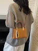 Bolso Cruzado de Moda con Estampado de Leopardo para Mujer, Nueva Moda Coreana y Japonesa, Bolso de Mano Pequeño Versátil y Sencillo