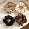 Gomas para el pelo de color sólido retro estilo francés, Scrunchies grandes estilo coreano, Gomas para el pelo de alta elasticidad, Suministro al por mayor, Ventas directas del fabricante