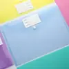 Bolsa Documento Transparente Atacado Armazenamento PP Publicidade Plástico A4 Arquivo Aluno Prova Papel Pacote Informação Impresso com Logo Personalização