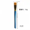Fabricante Transfronteiriço Xiangyi Pincéis DIY com Cabo de Madeira, Pincéis de Pintura Ponta e Cabeça Plana de Cerdas de Nylon e Madeira Natural, Pincéis de Pintura a Óleo Artísticos, Pincéis para Aquarela