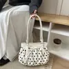 Bolso de Hombro Plisado de Lunares Estilo Coreano Nuevo Verano 2026 para Mujer, Bolso Elegante y de Moda para el Brazo para el Trabajo y los Viajes, Venta al por Mayor