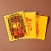 Amuletos de prata populares do Douyin para atrair dinheiro, recomendados pelo mestre taoísta para bênçãos no Ano do Cavalo, cartão de fortuna portátil e adesivo para celular