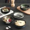 Tazón de Cerámica para Hogar Estilo Japonés para Mijo y Arroz, Tazón de Postre, Comercial para Restaurante, Creativo, Estilo Coreano Retro, Individual, Vajilla