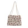 Bolsa de Hombro o Axila de Moda Tendencia Estampada de Gran Capacidad, Puntadas Literarias y Elegantes, Nuevo Estilo Otoño 2025