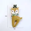 Estilo Floresta Gato Urso Retro Boneca Fofa Bordado Pônei Artesanal Estilo Artístico Enfeites Decorativos Acessórios