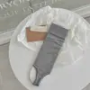 Meias Finas Estilo Coreano para Primavera e Verão para Mulheres, Meias Sem Pé Cinza Série Miu, Polainas Estilo Ballet, Meias Respiráveis de Cano Médio