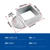 10 peças Conector Fivela de Fixação para Tubo Quadrado Base de Fixação para Poste Acessórios para Guarda-corpo Sem Solda Base de Ferro Galvanizado
