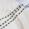 Perlas Finas Rosas y Rojas con Pedrería, Cadenas de Cristal, Accesorios para Joyería DIY, Accesorios Decorativos Hechos a Mano, Accesorios para el Cabello