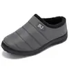 Sapatos femininos de algodão 2026 inverno transfronteiriços tamanho grande pelúcia quente casa casuais slip-on para mães à prova d'água botas de algodão