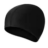 Gorro de natación de tela de color sólido para adultos, hombres, mujeres, adolescentes, niños mayores y estudiantes, gorro de natación de tela cómodo y transpirable que no aprieta la cabeza