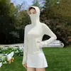 Chamarra de Protección Solar Estilo Ala de Sombrero Ono Ajustada para Mujer Modelo Nuevo 2026 Ceñidor de Cintura Adelgazante Ropa con Filtro Solar Protección UV Abrigo Transpirable