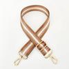 Nueva correa de hombro ancha de nailon colorida, línea dorada brillante, accesorios para bolsos, correa ajustable para hombro, bandolera, correa larga de repuesto