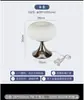 Lâmpada de mesa estilo ins cream medieval para quarto, luminária de cabeceira francesa para sala de estar, lâmpada de atmosfera de vidro retrô Maçã, Bauhaus