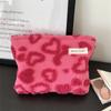 Nueva Bolsa de Cosméticos de Felpa Fresca y Linda Amor Bolsa Portátil para Productos para el Cuidado de la Piel Lápiz Labial Bolsa de Almacenamiento Bolsa Clutch Bolsa Interior