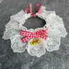 Toalla de saliva para perros, bufanda para mascotas, babero para perros grandes, medianos y pequeños, collar de joyería para mascotas, collar con cascabel, pajarita para perros