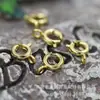 Pulsera collar pendientes de joyería DIY círculo único hebilla de langosta accesorios para equipaje ropa zapatos hebilla de tirachinas B2458