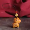 Chaveiro de Cavalo de Sândalo Ano do Cavalo do Zodíaco Pingente para Celular Decoração de Chave de Carro de Alta Qualidade Pingente de Bolsa Chaveiro Ano Novo