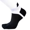 Calcetines coreanos de cinco dedos transfronterizos calcetines para hombre algodón absorbente de sudor dedos verano finos de tubo corto calcetines de verano