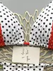2026 Venta Caliente Transfronteriza Europeo y Americano Bloque de Color Lunares Tirante Halter Sexy Estilo Nuevo Traje de Baño Bikini de Dos Piezas para Mujer