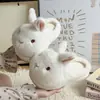 Chinelos de Algodão com Solado Grosso para Venda por Atacado, Novo Estilo para Uso Doméstico, Quentes e Espessos, Antiderrapantes, Adequados para Uso Externo, Sapatos de Algodão Eva Fechados na Ponta, Dropshipping de Peça Única