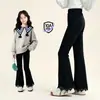 TUTU Elefantito Ropa Infantil Pantalones para Niñas 2026 Otoño Nuevo Ajuste Delgado Pantalones de Boca Ancha Moldeadores Casuales Pantalones Largos