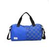 Nueva bolsa de viaje a cuadros de moda bolsa de equipaje de viaje bolsa deportiva de fitness para mujer bandolera portátil Bolsa de Fitness para Hombre