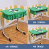 Estudantes do ensino fundamental pano de mesa elástico especial resistente a manchas tapete de mesa espessado capa de mesa de carteira escolar toalha de mesa retangular cor sólida