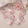 Lindo Set de Accesorios para el Cabello de Gatito Rosa, Dulce y Adorable para Niñas, Incluye Gomas para el Cabello, Pinzas de Pato y Pinzas para Flequillo