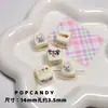 Gran Venta Cuadrado Retro Lazo Flores Pequeñas Cuentas Accesorios DIY Cuentas Sueltas Cadena para Teléfono Móvil Colgante Cadena para Bolso Joyería Otoño e Invierno