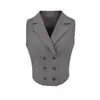 Traje Estilo Coreano, um Conjunto Completo de Tops Regata Sem Mangas Emagrecedores de Temperamento de Alta Qualidade para Mulheres, Saias de Terno Profissional
