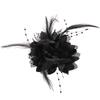 Estilo Coreano Tela Hecho a Mano Pluma Tienda Celebración Corsage Broche Flor para Sombrero Adornos para el Cabello Tocado Flor Flor de Muñeca Actuación Escénica