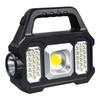 Linterna de búsqueda multifuncional transfronteriza LED de emergencia solar para exteriores, linterna impermeable de luz fuerte, lámpara portátil contra reembolso