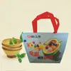 Bolsa Térmica Portátil de Forma Especial Impresa a Color, Bolsa para Postre Congelado Rápido de Bolas de Arroz Pegajoso de Durian, Bolsa Térmica Laminada de Tela No Tejida