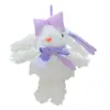 Chaveiro Pingente de Boneca Coelho Fofo de Orelhas Longas Pelúcia Pingente de Chaveiro de Casal Fofo Carro Bolsa Pequeno Presente