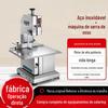 Máquina de serra de ossos de aço inoxidável elétrica para cortar costelas pés de porco máquina de picar carne congelada máquina de cortar ossos equipamento fatiador de carne congelada